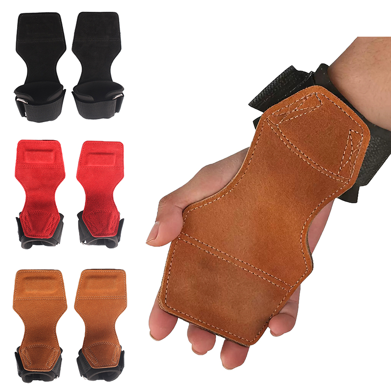 Gear For Crossfit - Thick Leather Weight Lifting Glove, Palm