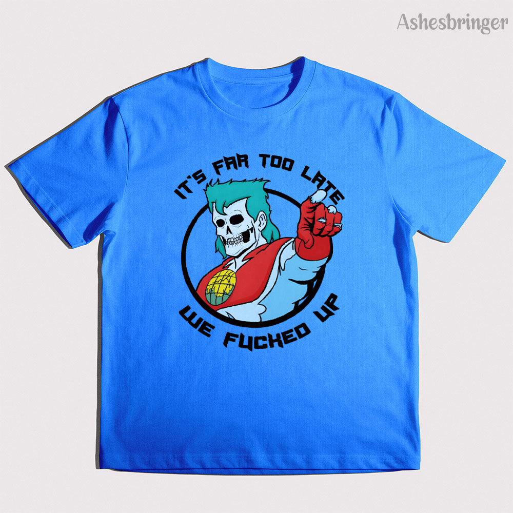 Mens Cotton Captain Planet Gra - Crossfit Mayhem recension och pris