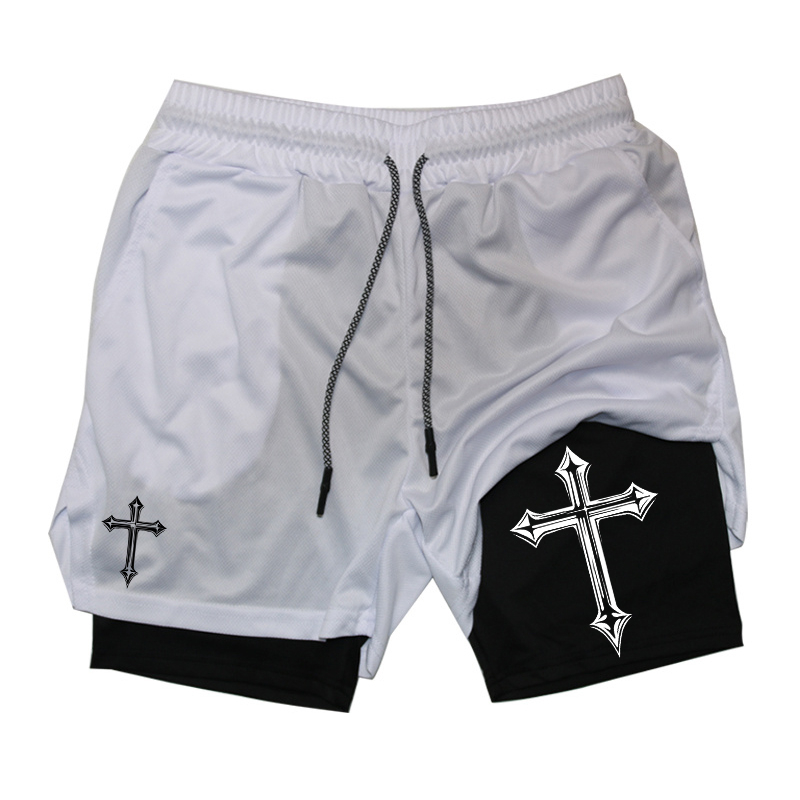 Cross Print 2-in-1 Workout Run - Crossfit Gear Men recension och pris
