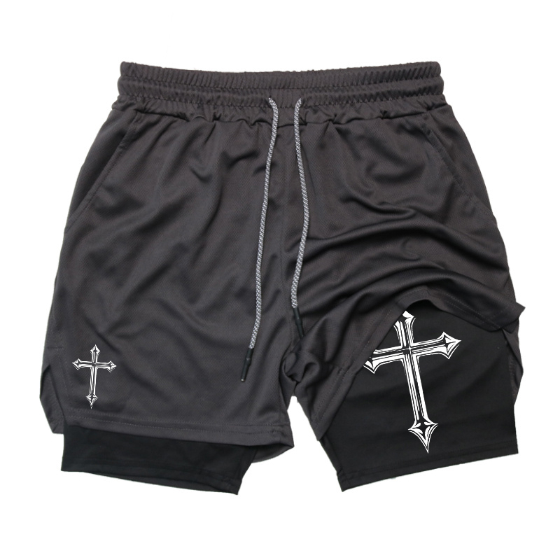 Cross Print 2-in-1 Workout Run - Crossfit Gear Men recension och pris