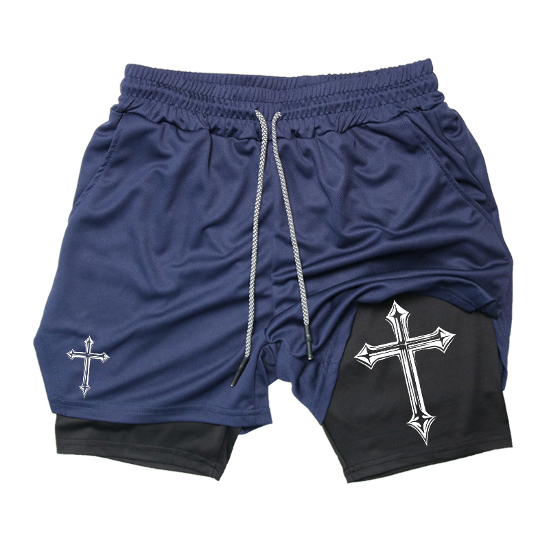 Cross Print 2-in-1 Workout Run - Crossfit Gear Men recension och pris
