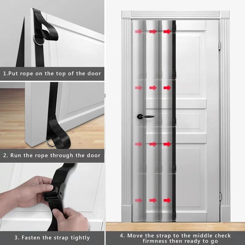 Home Fitness Door Anchor Strap - Pull Up Assist Band recension och pris