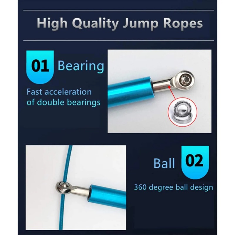 New Fitness Jump Ropes Crossfi - Crossfit No Equipment recension och pris