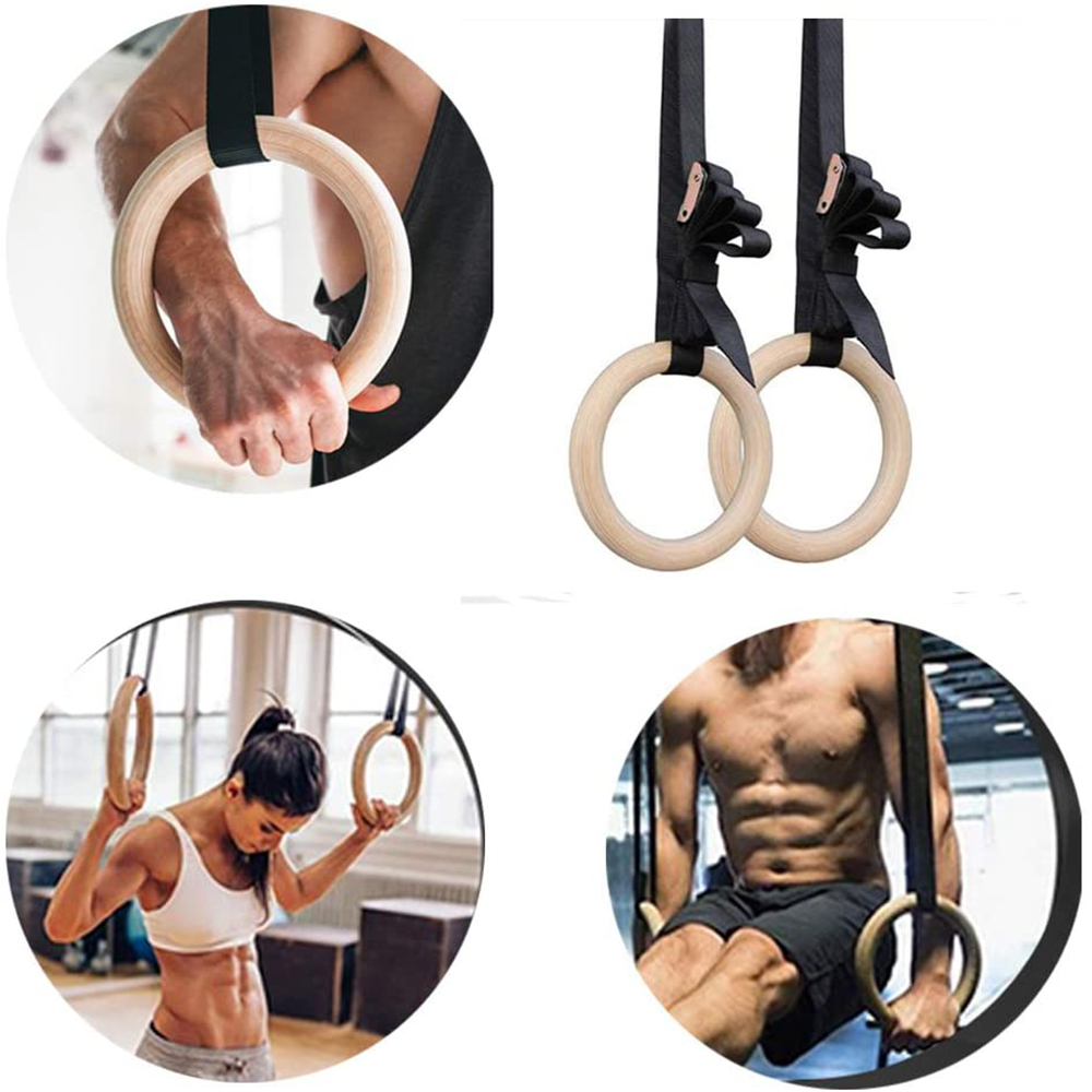 28/32MM Fitness Wooden Gymnast - Gymnastic Ring Wood recension och pris