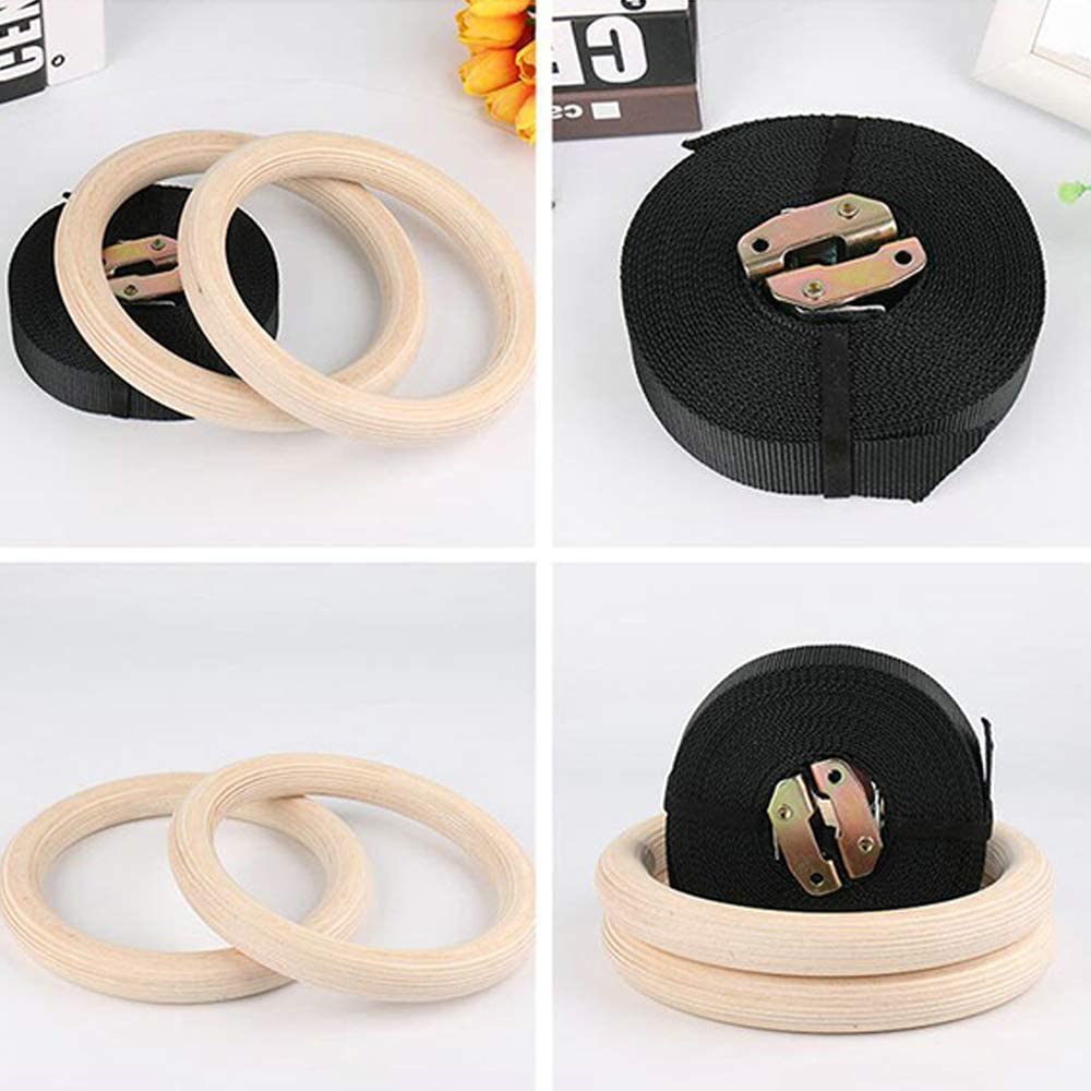 28/32MM Fitness Wooden Gymnast - Gymnastic Ring Wood recension och pris