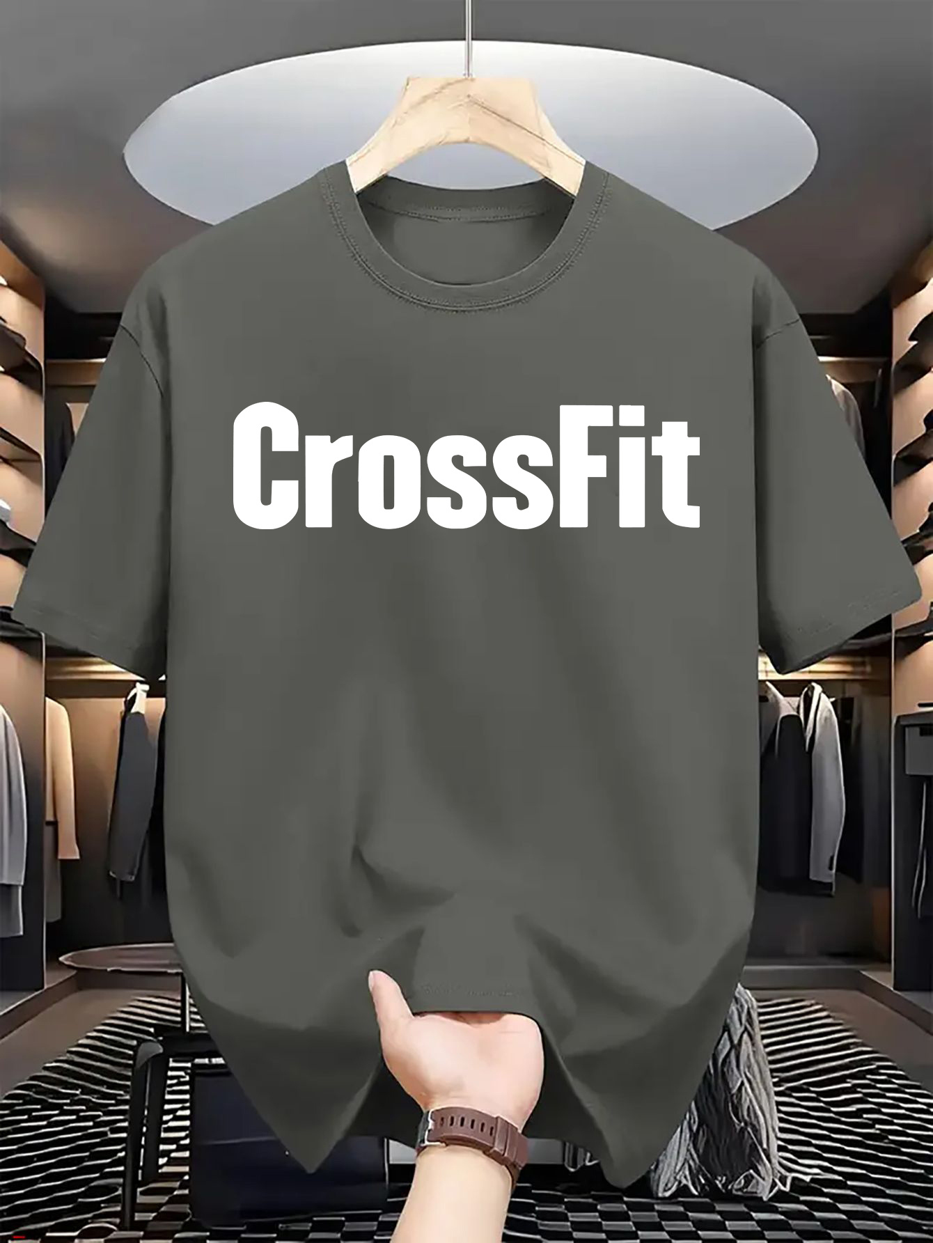 Men's Summer 100% Cotton Casua - Crossfit Mayhem recension och pris