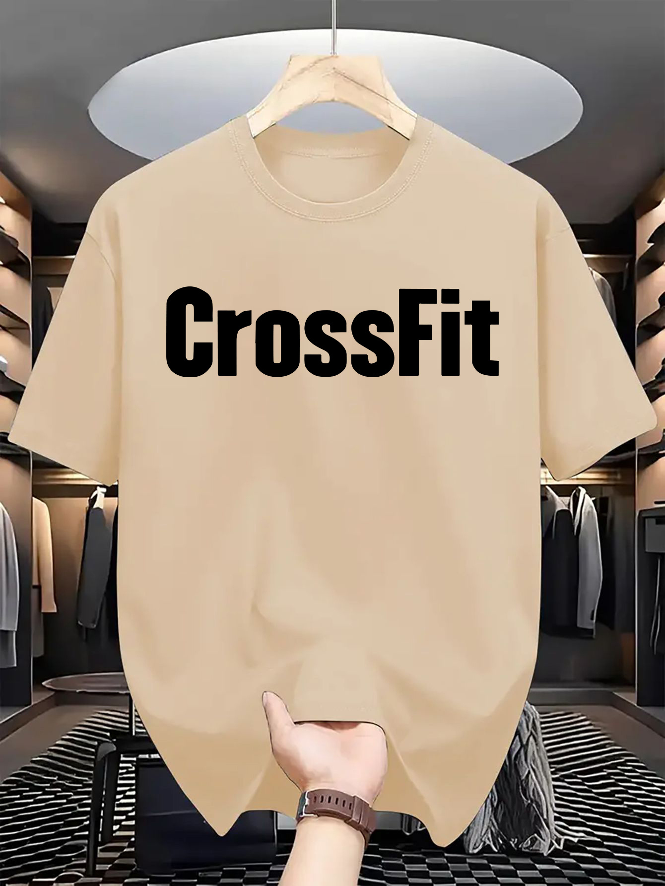 Men's Summer 100% Cotton Casua - Crossfit Mayhem recension och pris