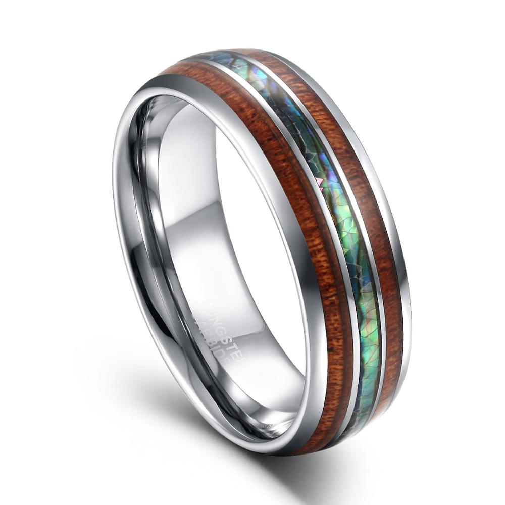 TIGRADE 8mm Tungsten Carbide R - Gymnastic Ring Wood recension och pris
