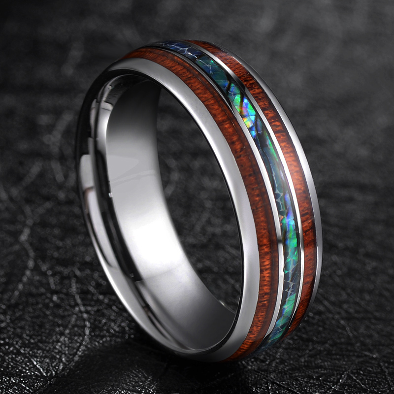 TIGRADE 8mm Tungsten Carbide R - Gymnastic Ring Wood recension och pris