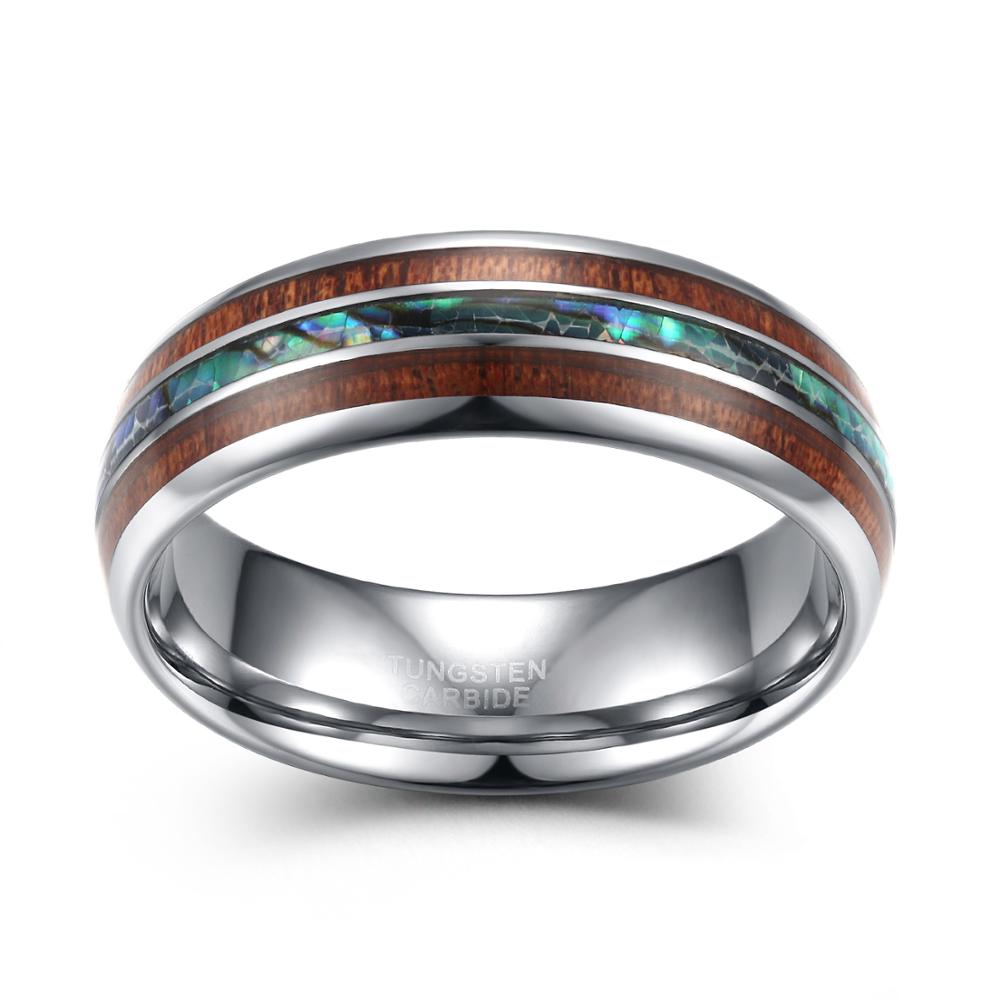 TIGRADE 8mm Tungsten Carbide R - Gymnastic Ring Wood recension och pris