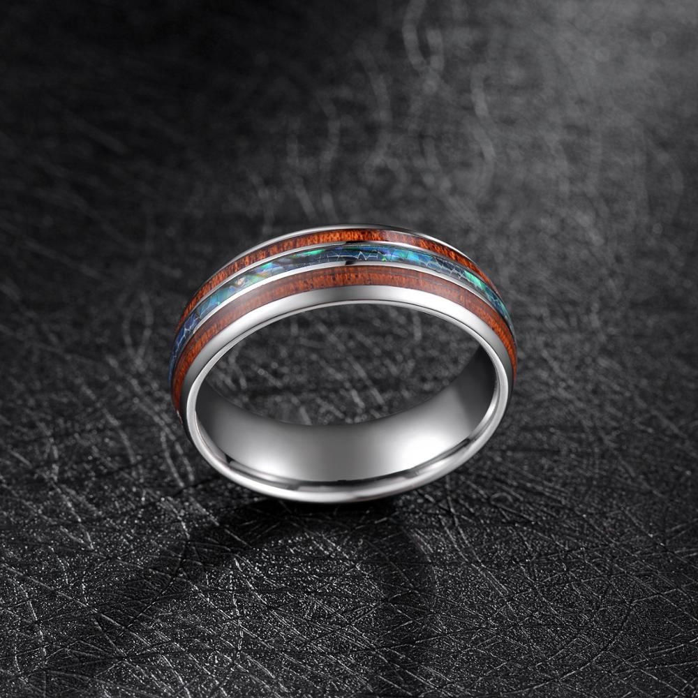 TIGRADE 8mm Tungsten Carbide R - Gymnastic Ring Wood recension och pris
