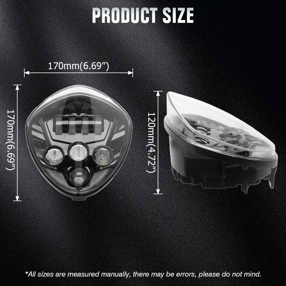 Motorcycle Headlight Hi/Lo Hea - Crossfit Victory recension och pris