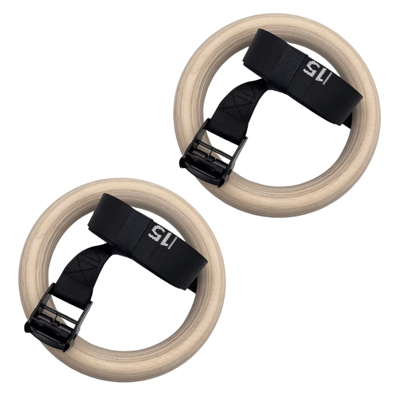 Q84C Adjustable Wood Gymnastic - Gymnastic Ring Wood recension och pris