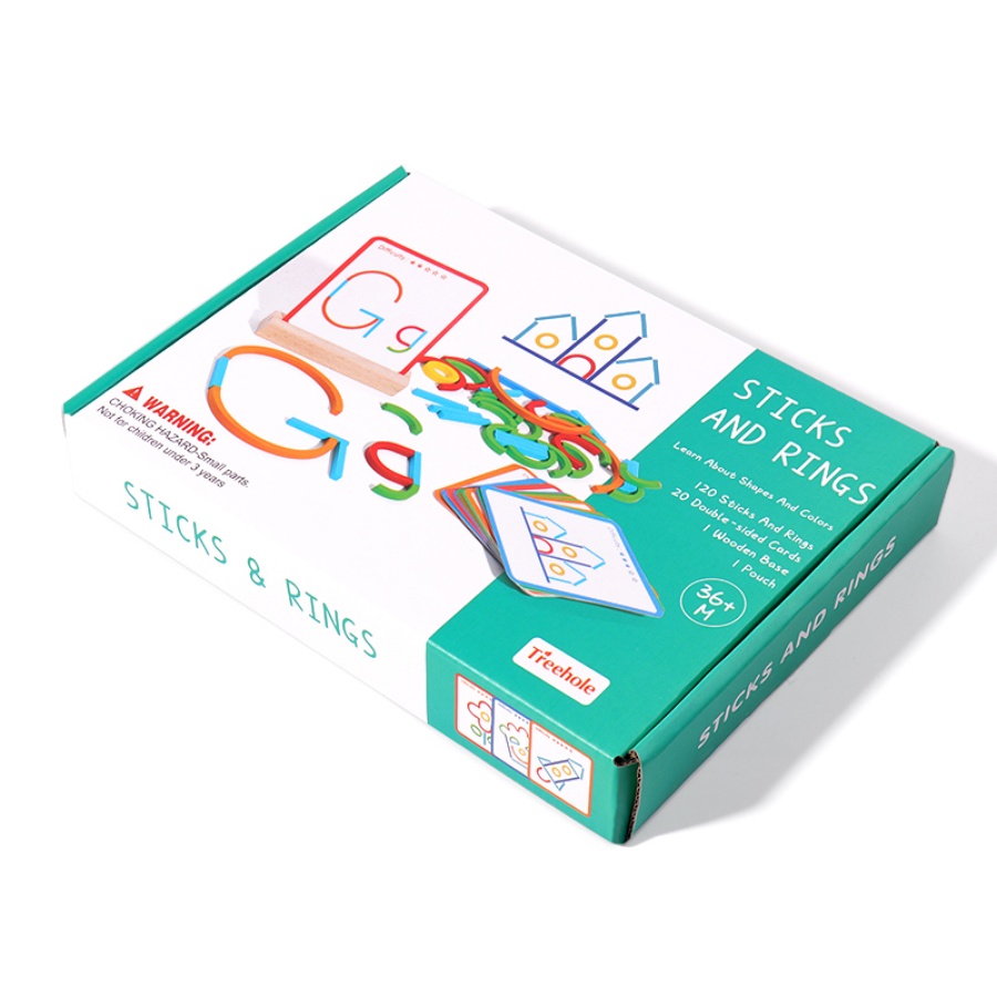 Children's early education puz - Gymnastic Ring Wood recension och pris