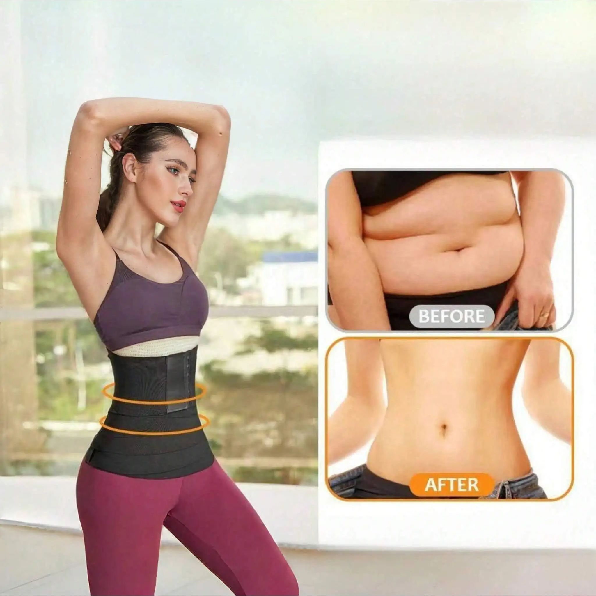 Women Waist Bandage Wrap Trimm - Pull Up Assist Band recension och pris