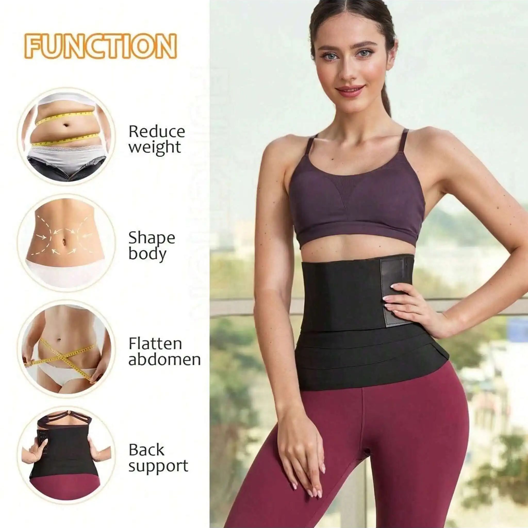 Women Waist Bandage Wrap Trimm - Pull Up Assist Band recension och pris