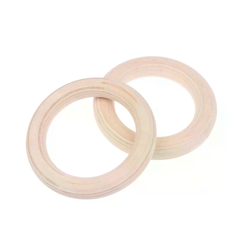 2Pcs Wooden Ring Portable Cros - Gymnastic Ring Wood recension och pris