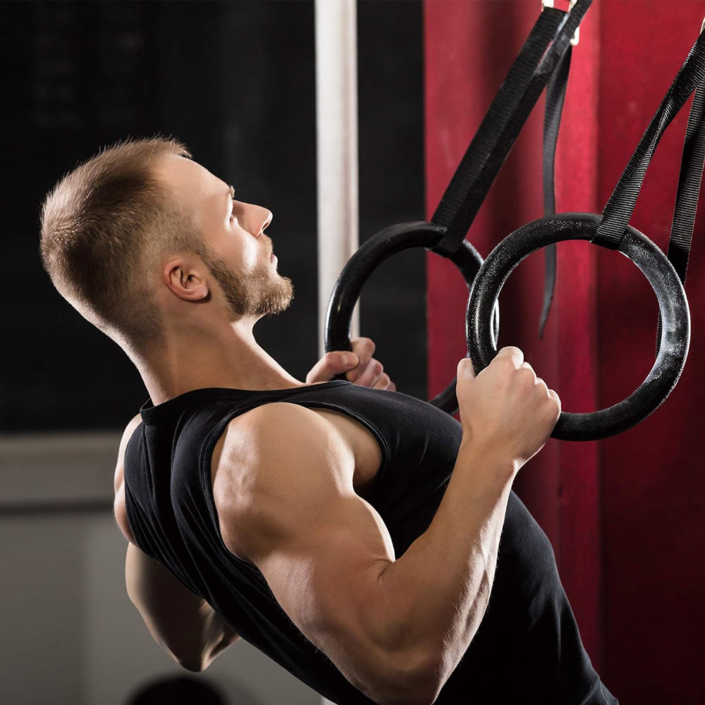 Fitness Training Gymnastic Rin - Gymnastic Ring Wood recension och pris