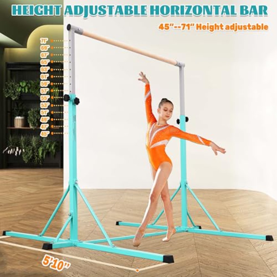 Gymnastics Bar for home gym tr - Gymnastic Ring Wood recension och pris