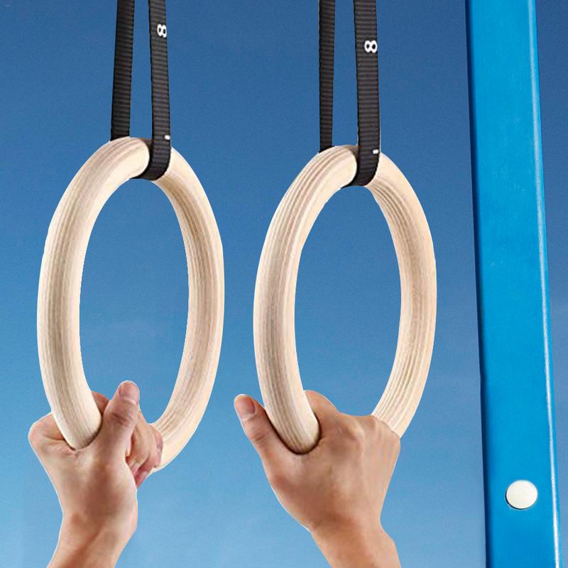 1 Piece Birch Wood Gymnastic R - Gymnastic Ring Wood recension och pris
