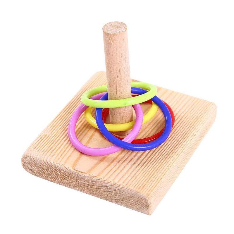 Bird Training Ring Toy Parrot  - Gymnastic Ring Wood recension och pris